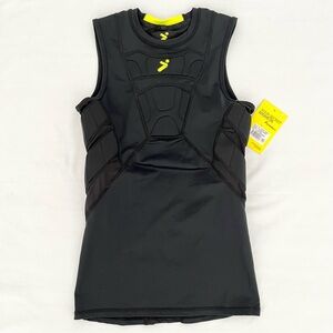 NWT Storelli Bodyshield Field Player Soccer Sleeveless Padded Shirt Tank Size S